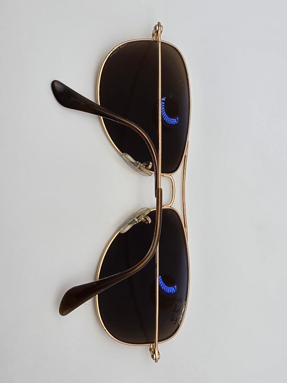 Ray-Ban RB3362 Cockpit Gold Frame Polarized Brown B-15 Lens Aviator Sunglasses - Picture 12 of 16